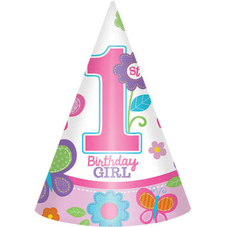 Sweet Birthday Girl Paper Party Hats