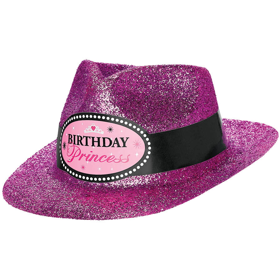 Birthday Princess Glitter Fedora