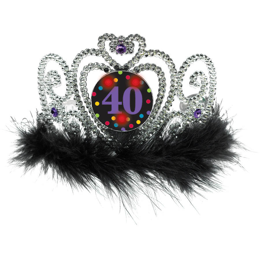 40th Birthday Flashing Tiara