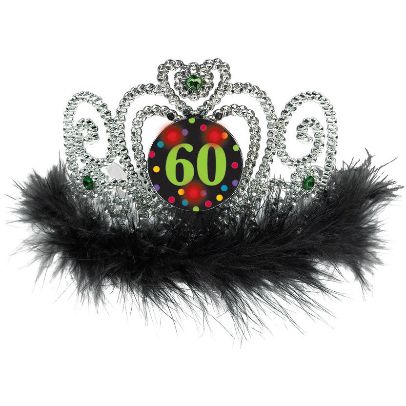 60th Birthday Flashing Tiara