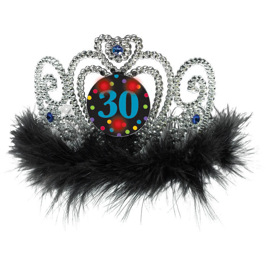 30th Birthday Flashing Tiara