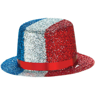 Mini Patriotic Glitter Hat