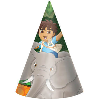 Diego's Biggest Rescue Party Hats (8ct)