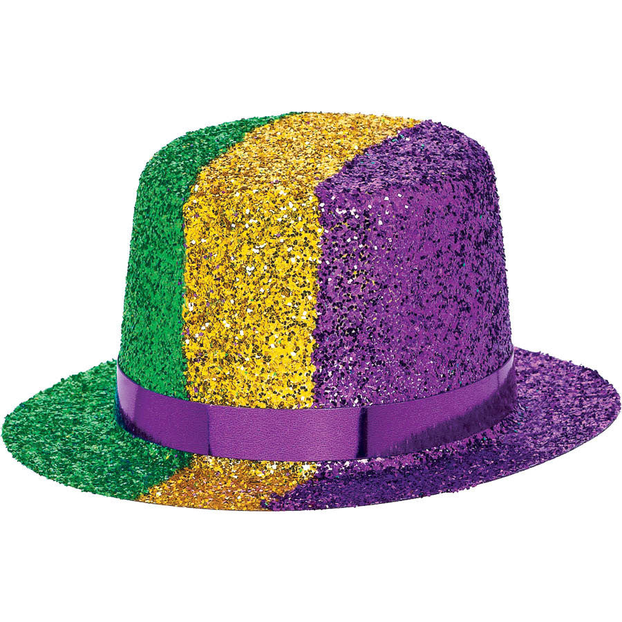 Mardi Gras Mini Top Hat (1 ct)