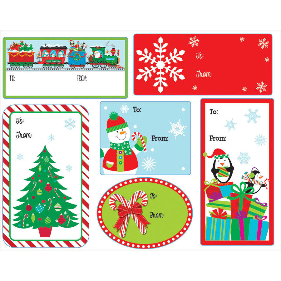 Assorted Christmas Gift Labels