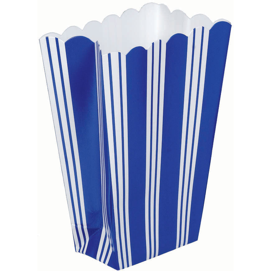 Blue Striped Favor Boxes (8ct)