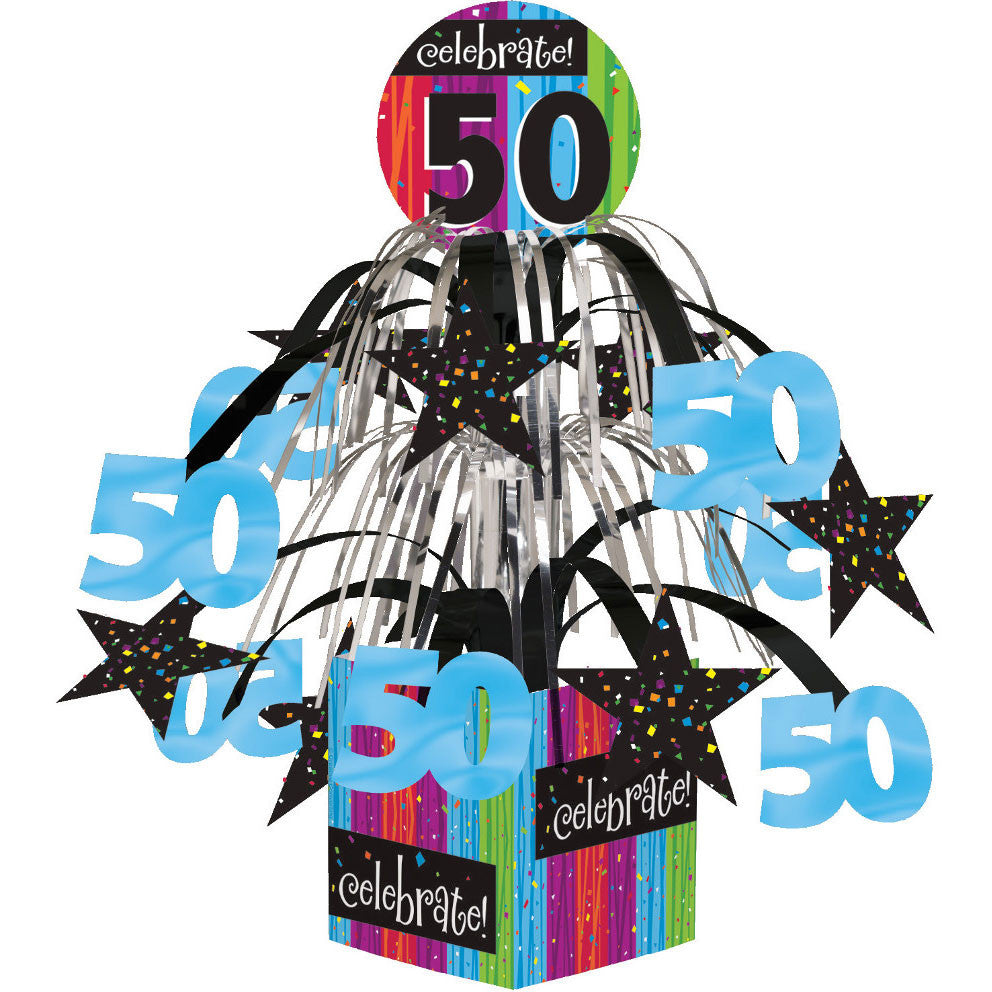 50 Milestone Celebrations Cascade Centerpiece