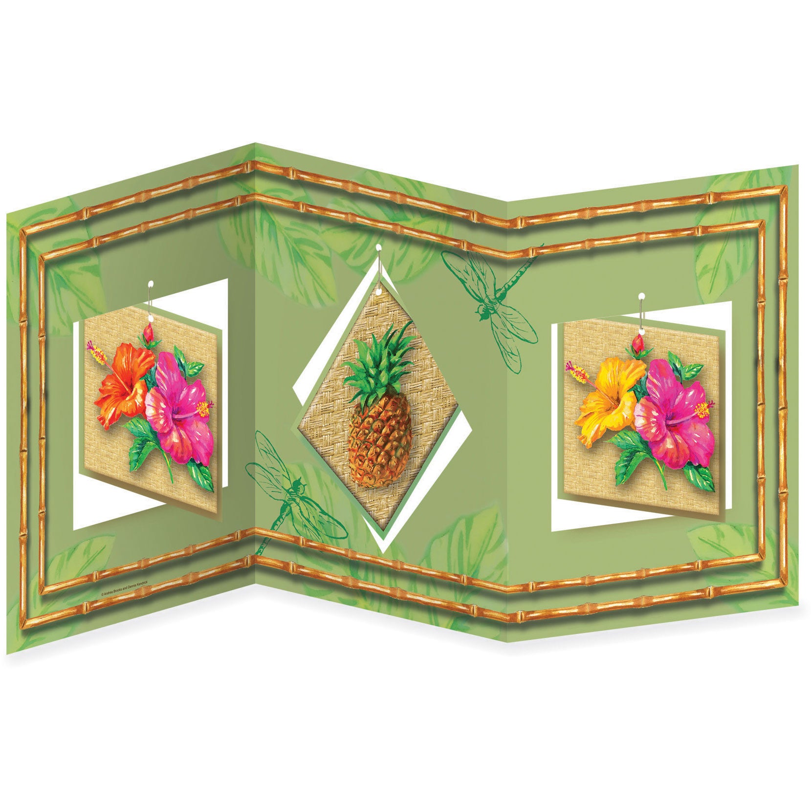 Centerpiece Acc, With Hng Pc Tahiti Tropics