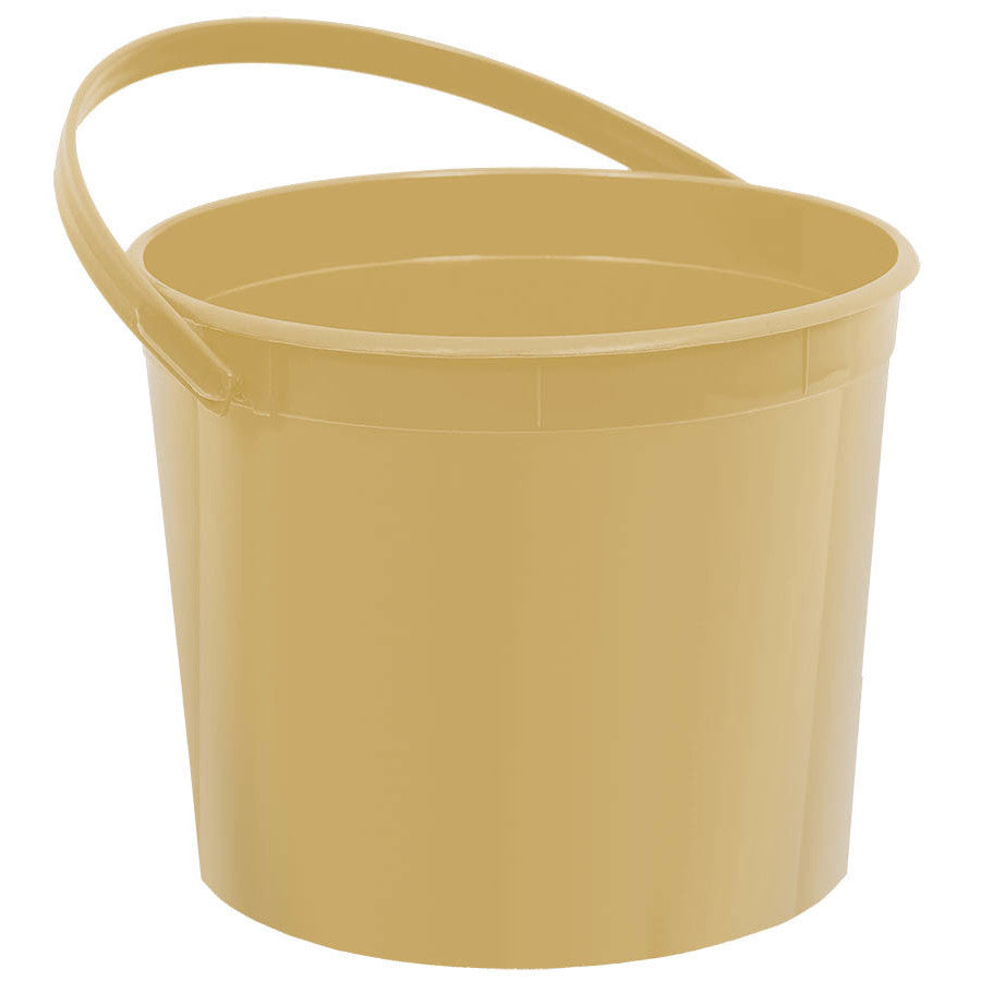 Gold Plastic Bucket