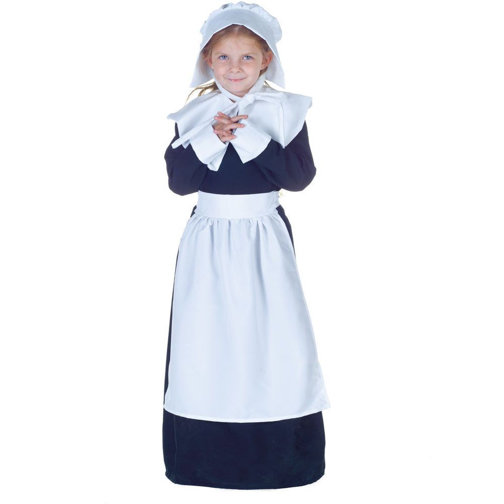 Pilgrim Girl Costume Girls Large 10-12