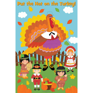 Put the Hat on the Turkey Party Game
