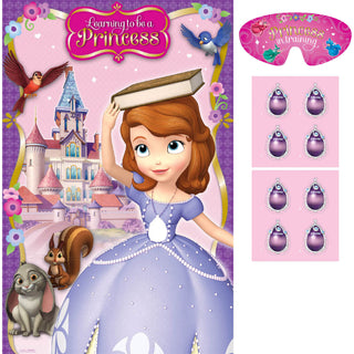 Sofia The First Pin The Amulet Party Game