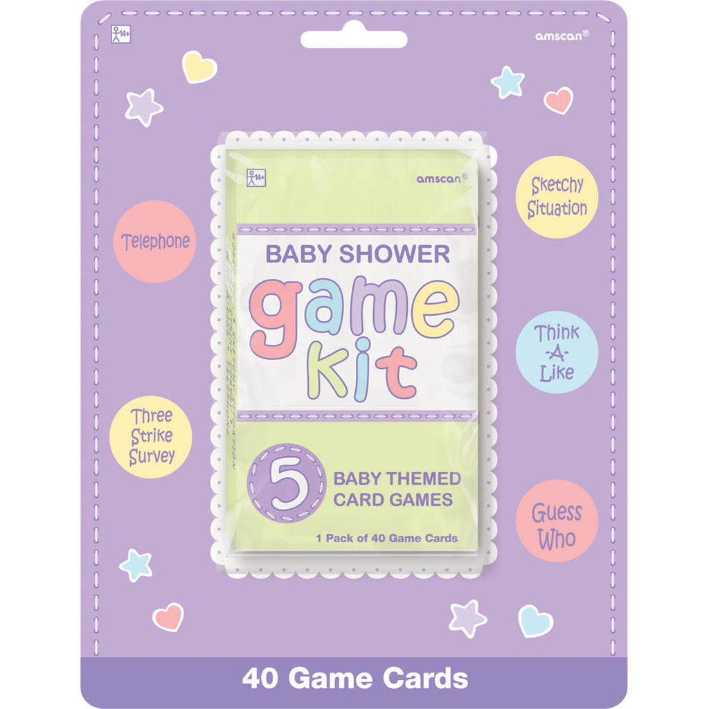Baby Shower Card Game Kit
