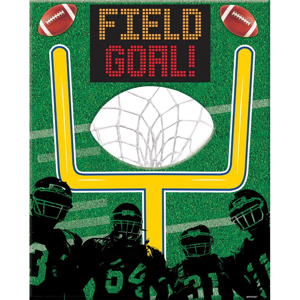 Football Disc Toss Game (5pc)