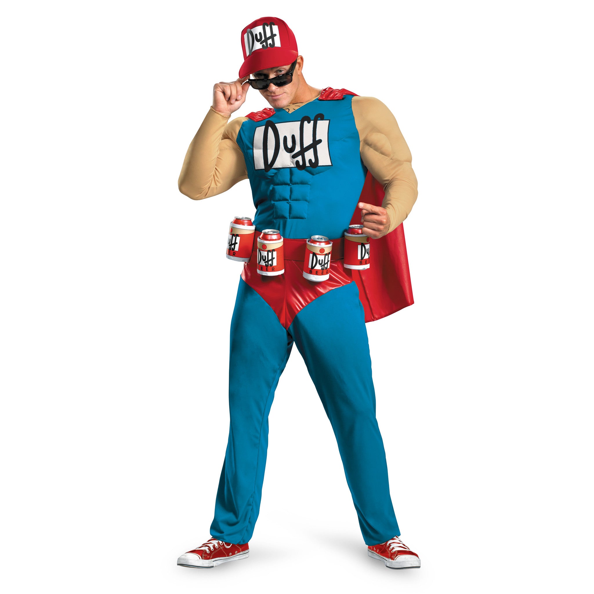 Duffman Classic Muscle Costume Mens XXL (50-52)