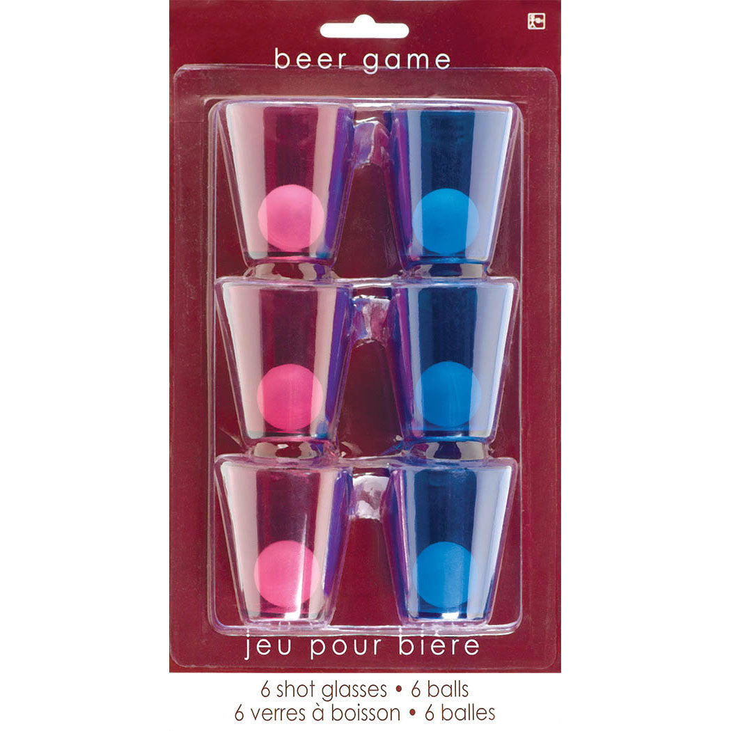 Beer Pong Shot Glass Game for 6
