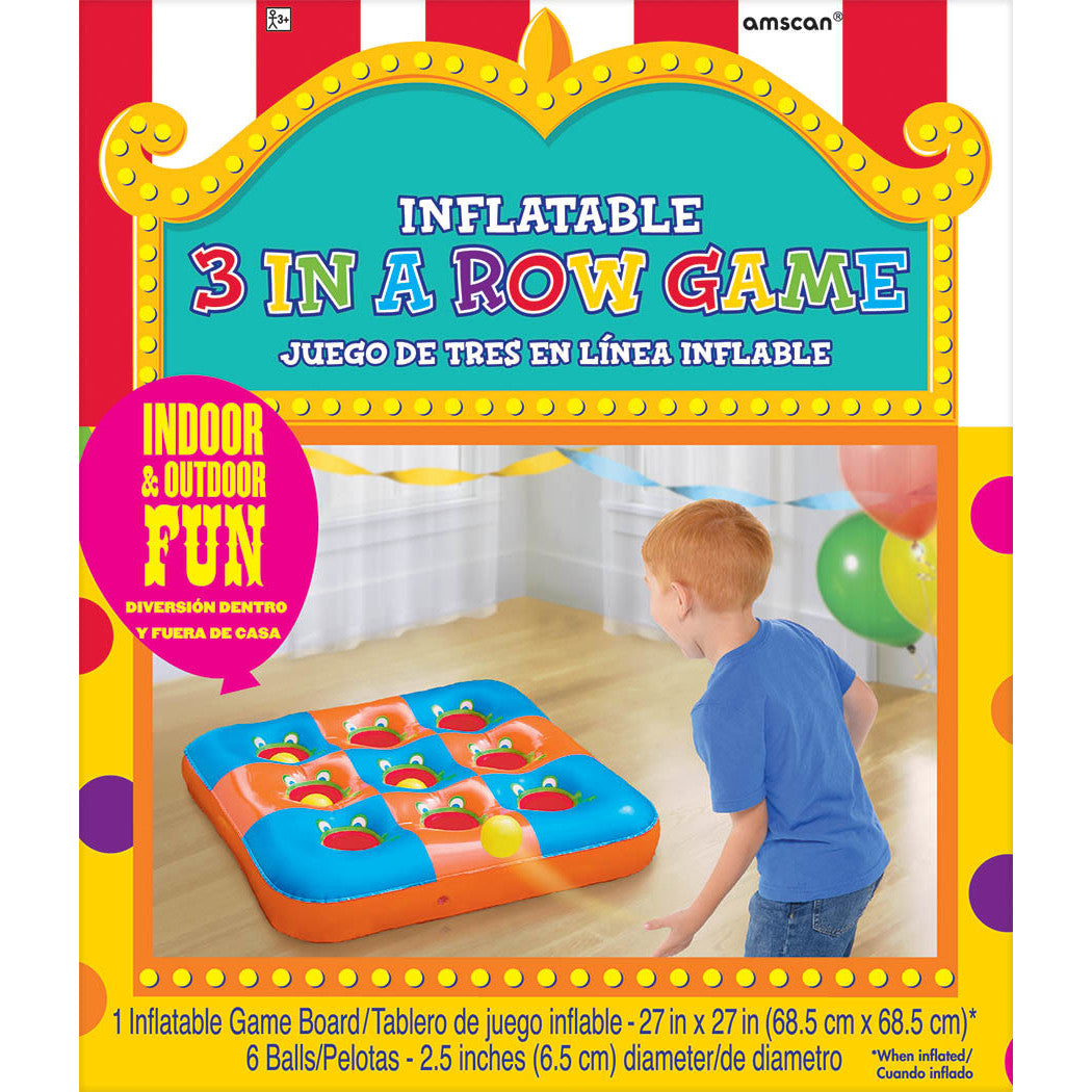 Inflatable 3 in a Row Game