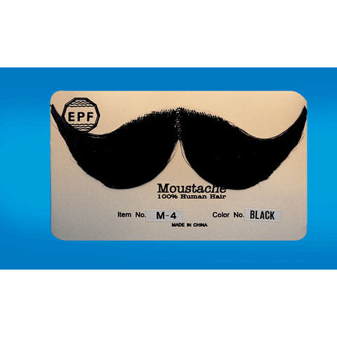 Dapper Mustache Black (M-4)