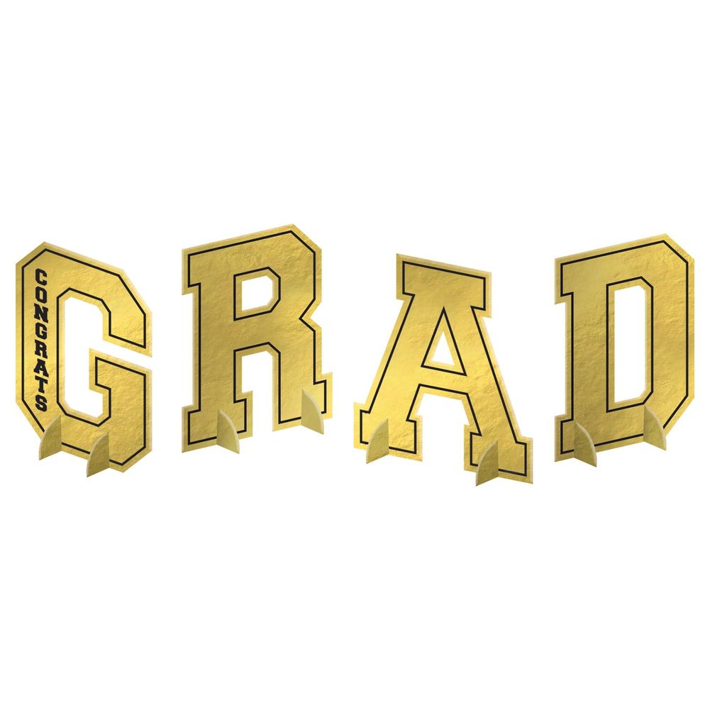 Grad Letters Centerpiece (1ct)