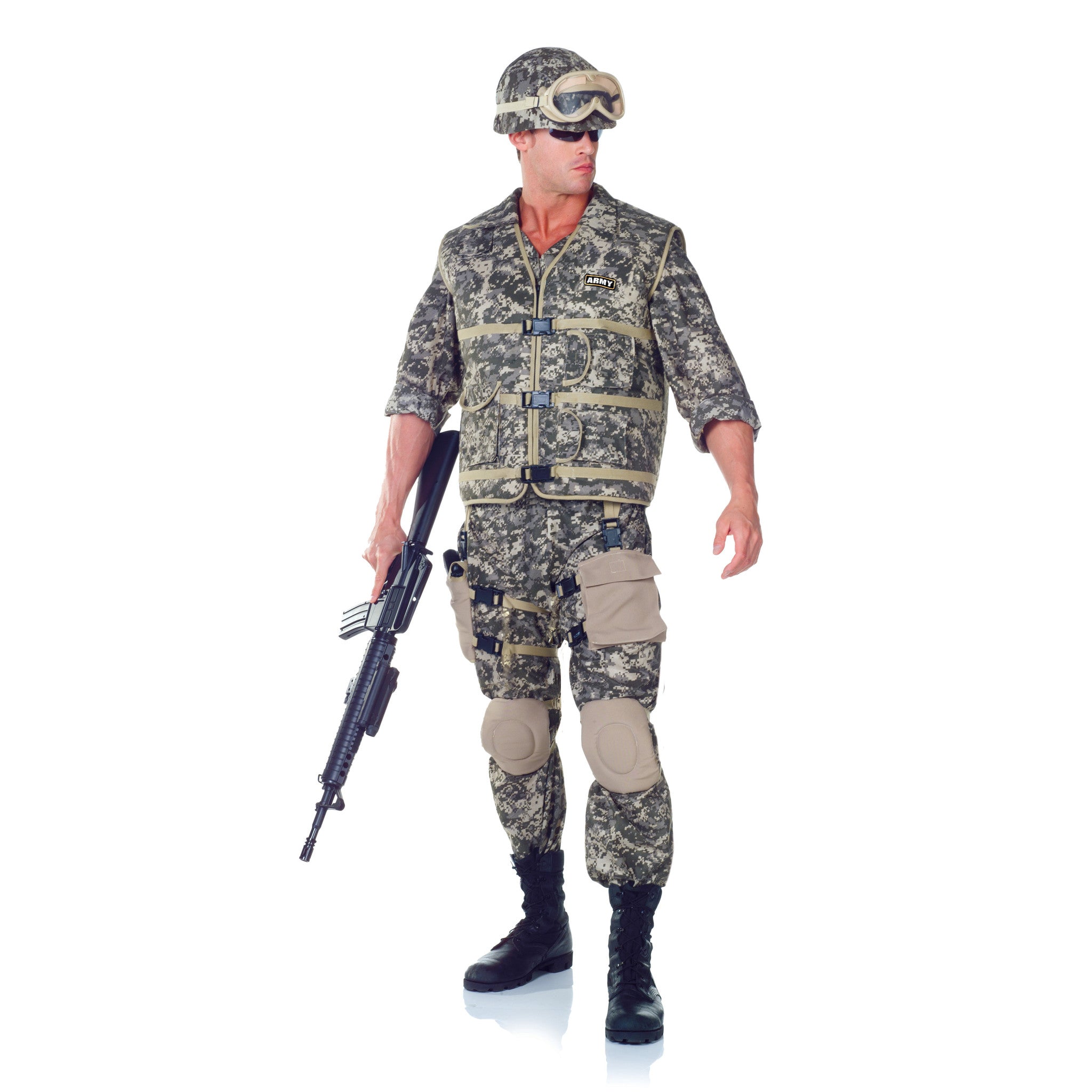 Army Ranger Camo Jumpsuit Mens XX-Large