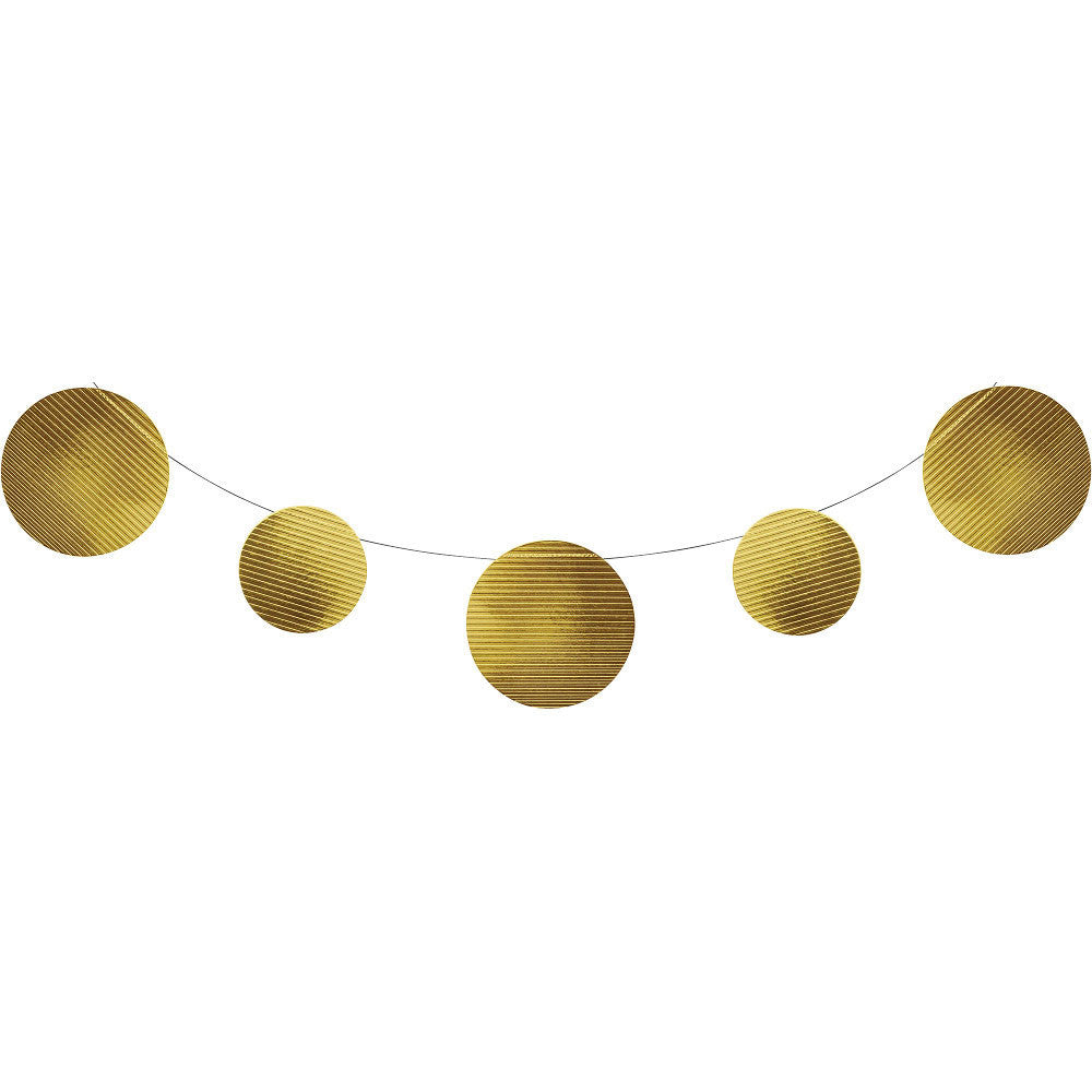 Gold Embossed Foil Banner