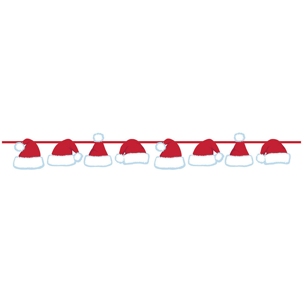 Santa Hat Ribboned Garland