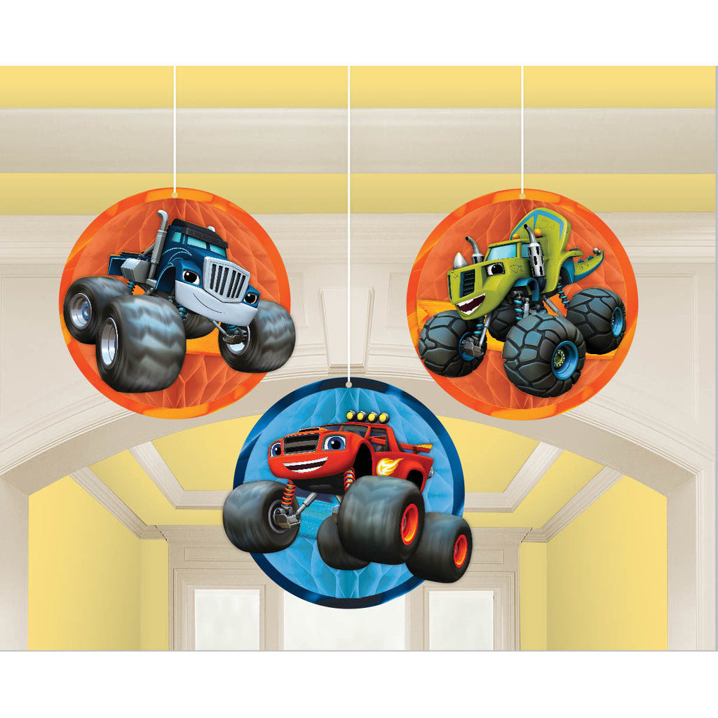 Blaze and The Monster Machines Hanging Decor (3 ct)