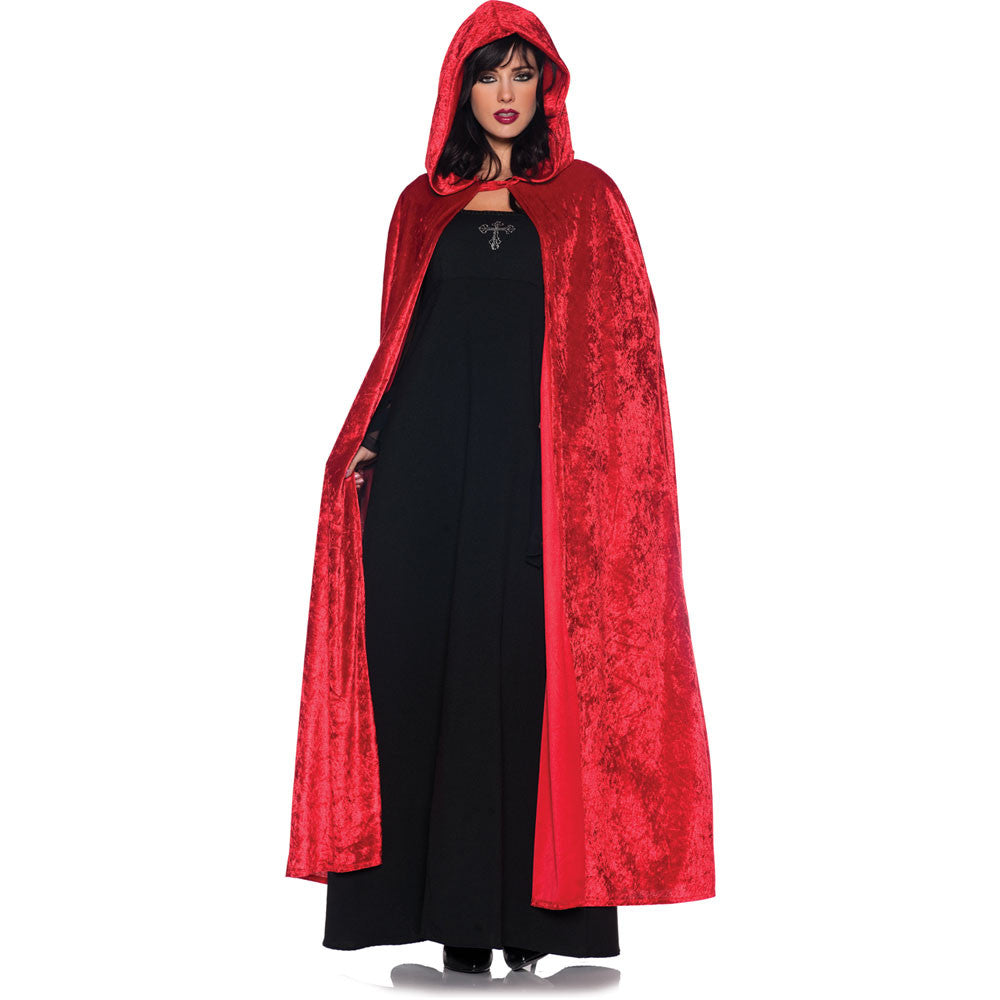 Black Hooded Cap Womens Standard