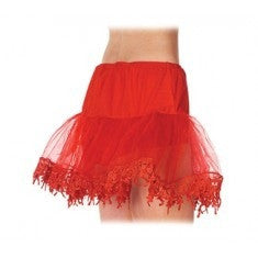 Heart Teardrop Petticoat - Red Pettic