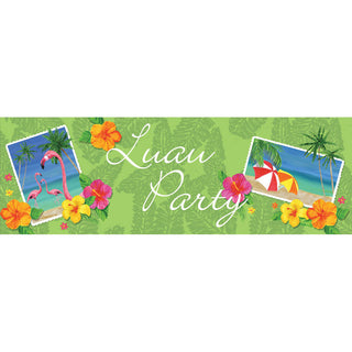 Giant Party Banner Tropical Vacation