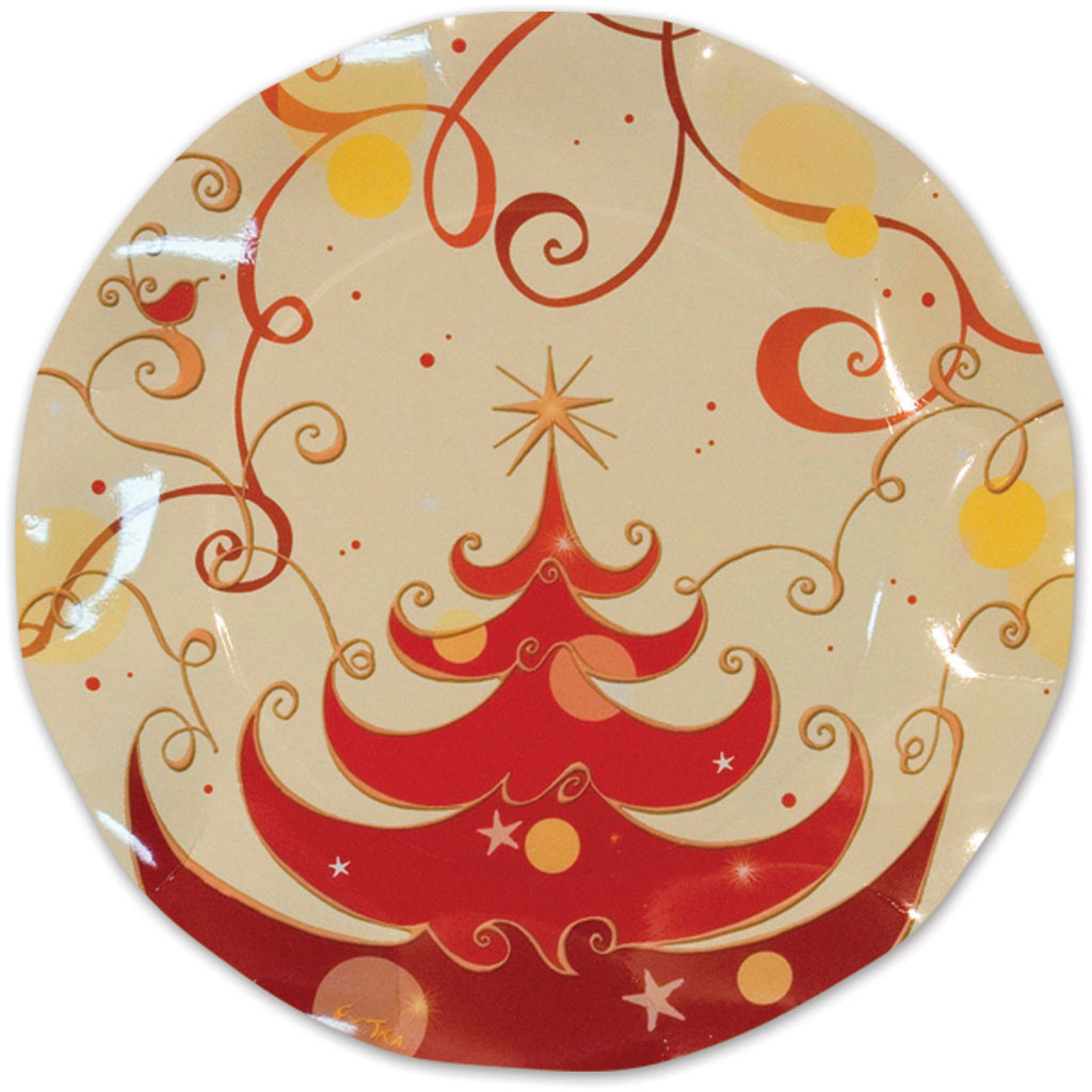 Christmas Tree Large Plates