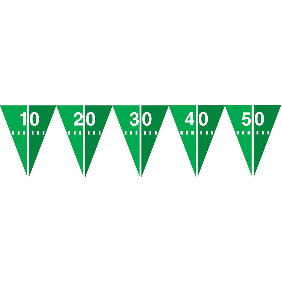 Football Field Plastic Pennant Banner