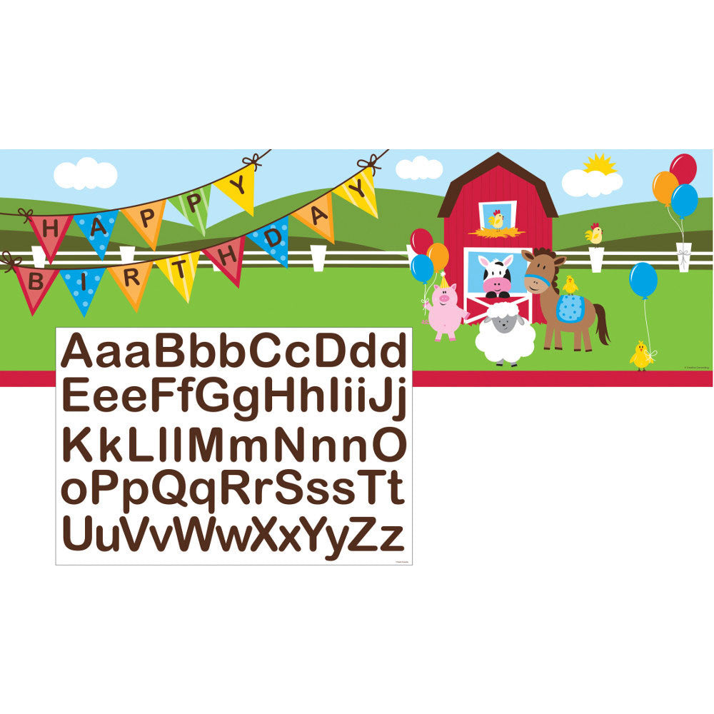 Farmhouse Fun Party Banner