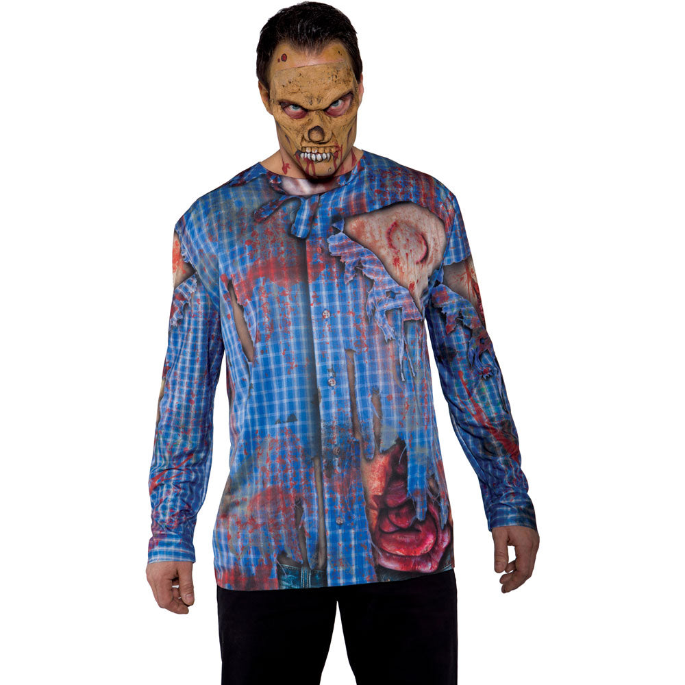 Photo Real Shirt Zombie Mens Standard