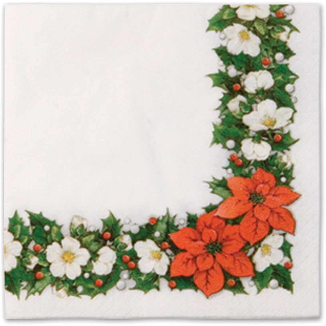 Poinsettia Luncheon Napkins