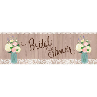 Rustic Wedding Giant Party Banner