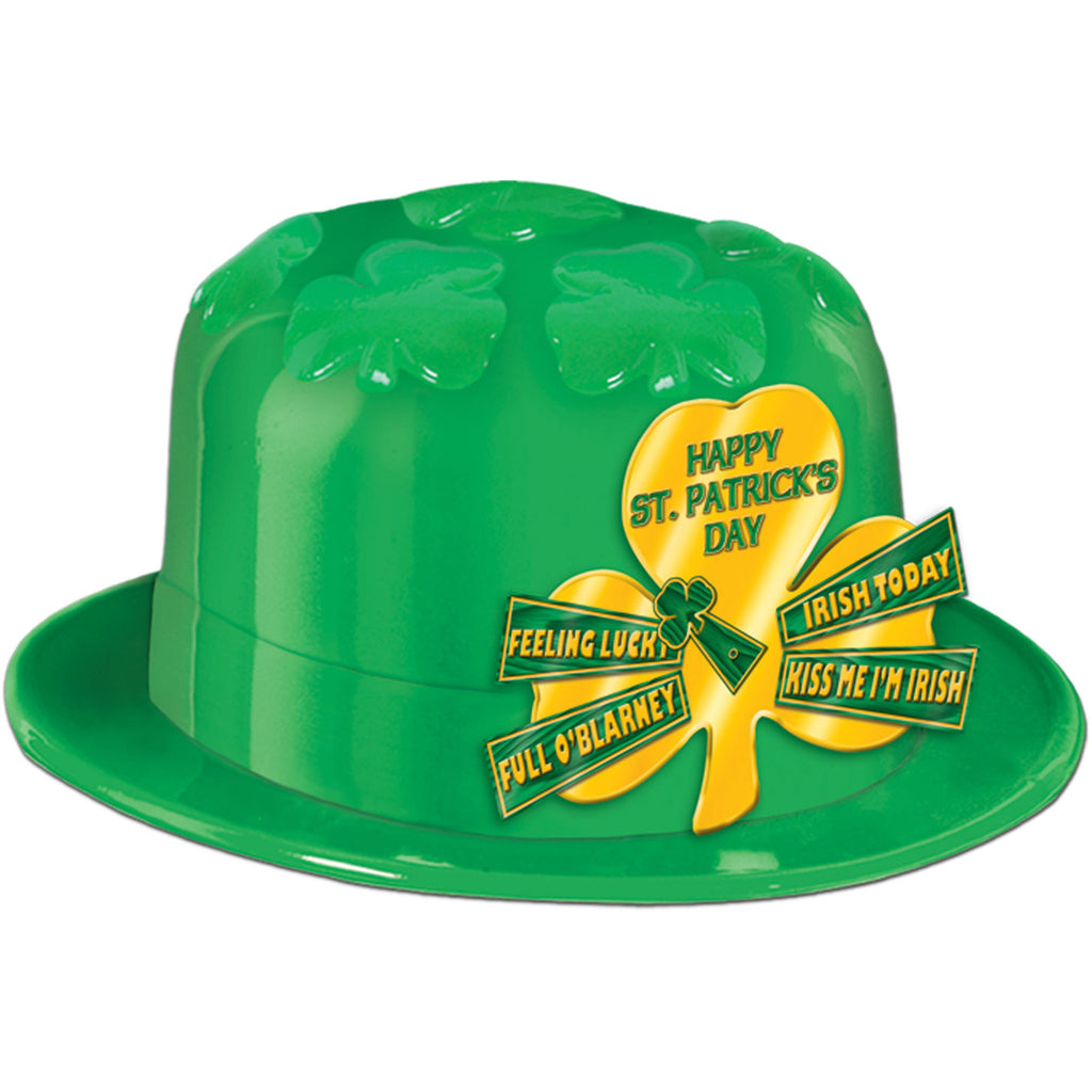 Plastic St Pat's Personality Derby