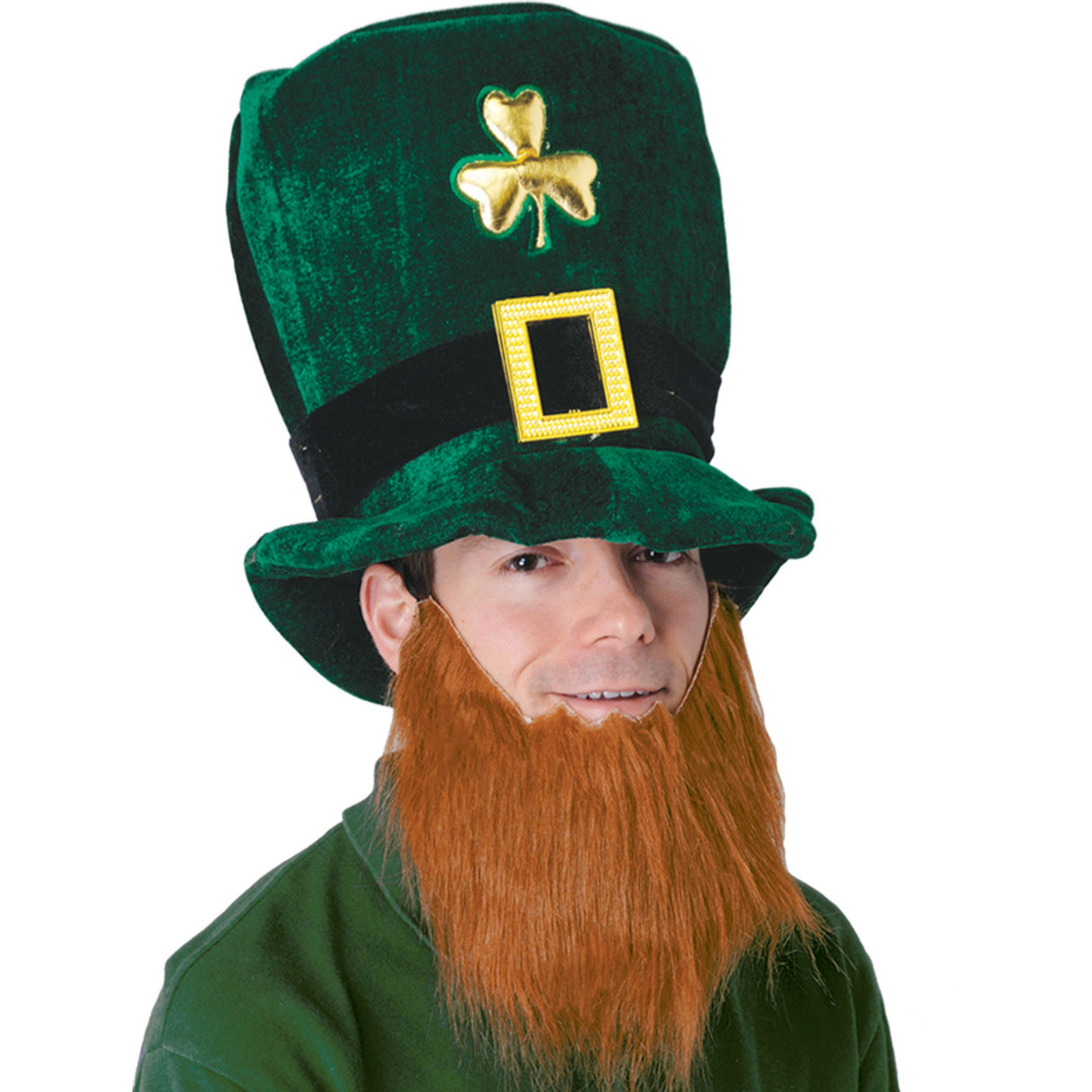 Plush Leprechaun Hat w/Beard