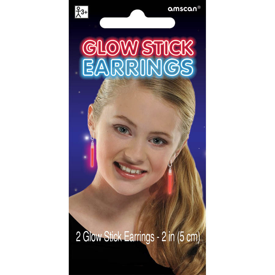 Patriotic Glowstick Earrings