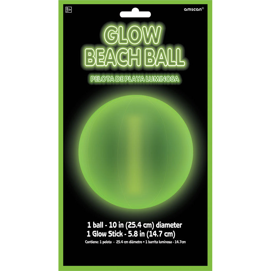 10" Glow in the Dark Beach Ball