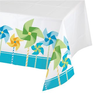 Turning One Boy Plastic Tablecover
