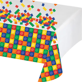 Block Party Plastic Tablecover