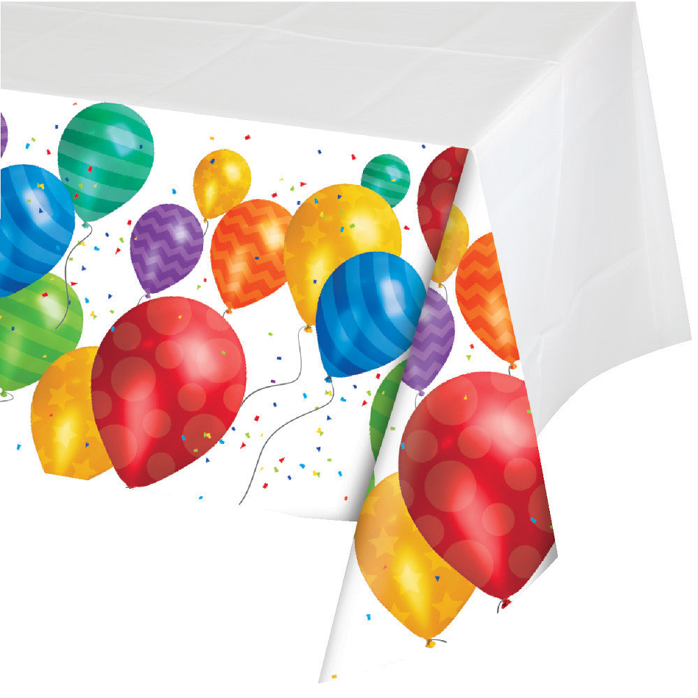 Balloon Blast Plastic Tablecover