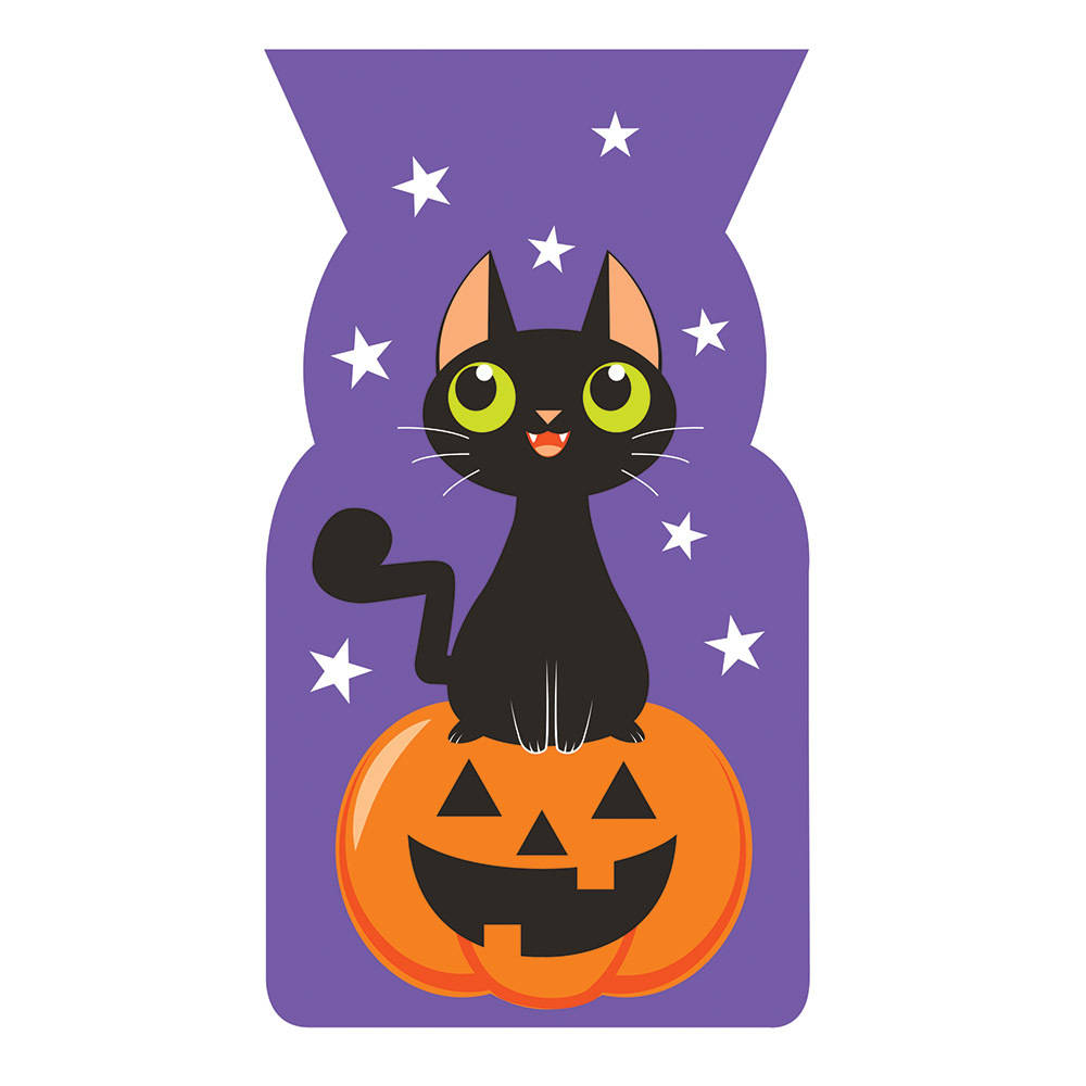 Black Cat Shaped Cello Bag