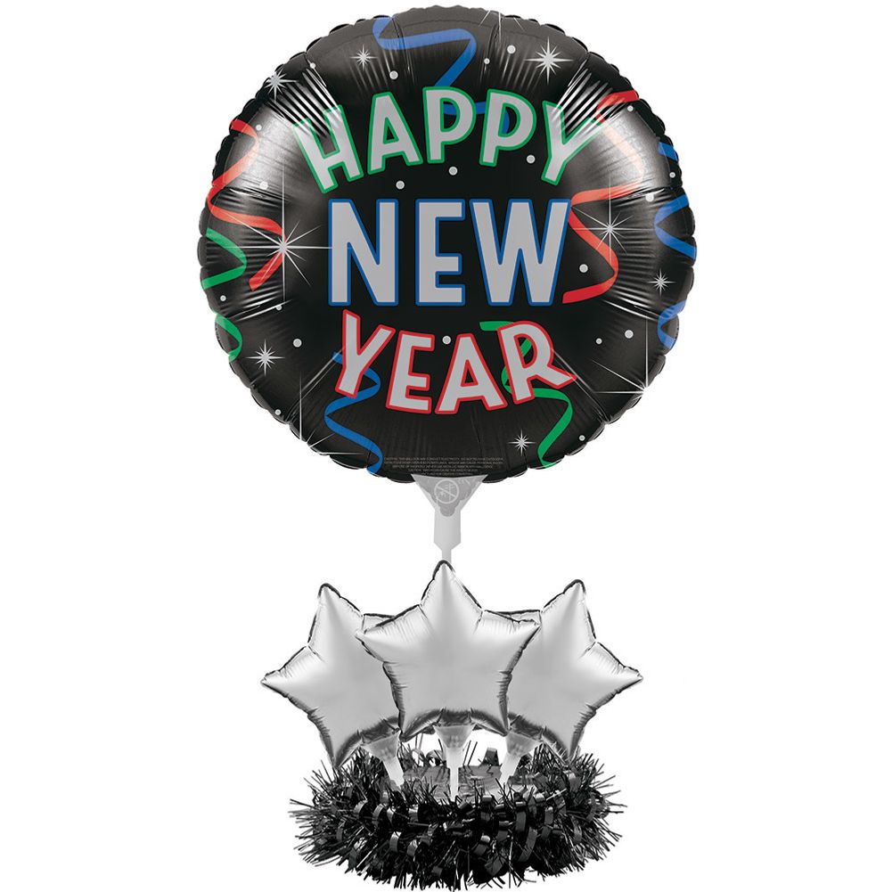 New Year Balloon Centerpiece Kit