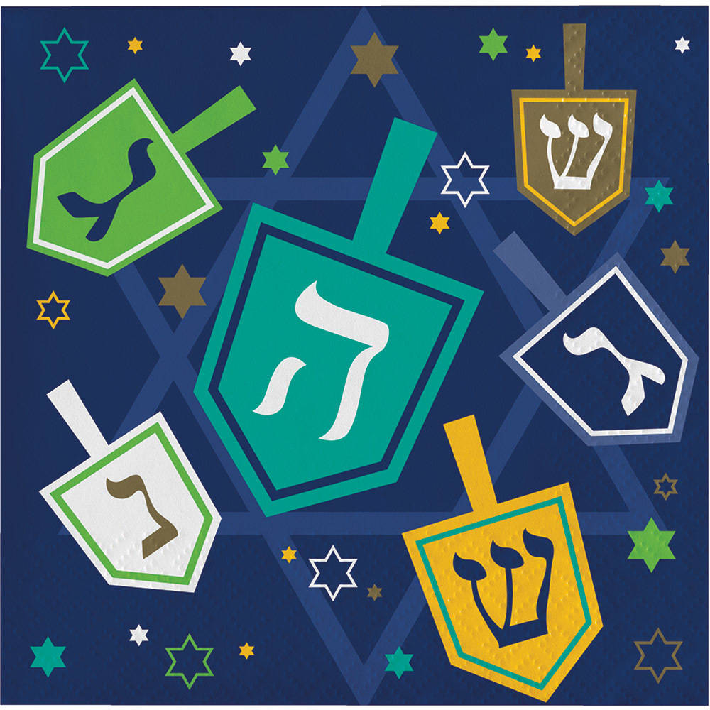 Hanukkah Icons Beverage Napkins (16ct)