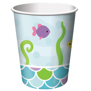 Mermaid Friends 9oz Paper Cups (8ct)