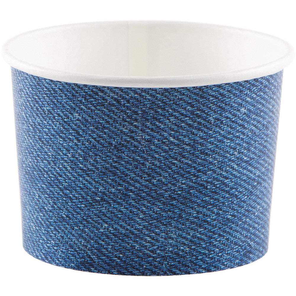 Denim 9.5oz Paper Treat Cups (6ct)