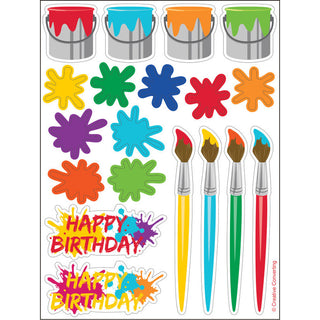 Art Party Sticker Sheets (4ct)