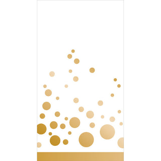 Sparkle and Shine Gold Guest Towel Napkins (16ct)